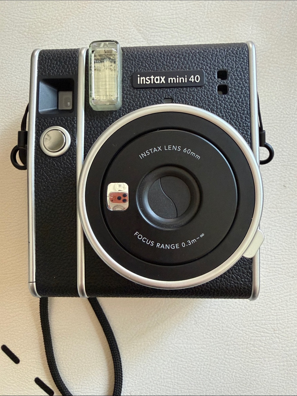 Fujifilm instax mini 40 Instant Camera - Black with Silver Accents